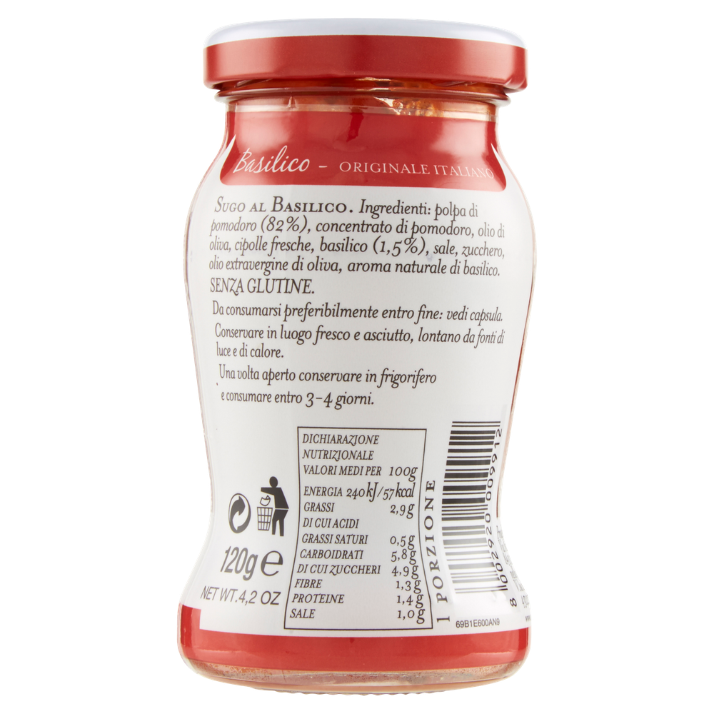 Sugo Al Basilico Italiano Althea - Foto 3