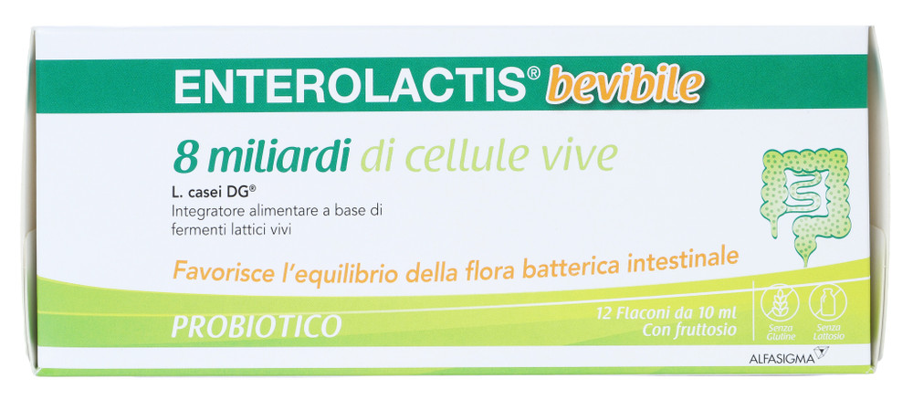 Fermenti Lattici Bevibile In Flaconcini Pz 12 Enterolactis - Foto 3