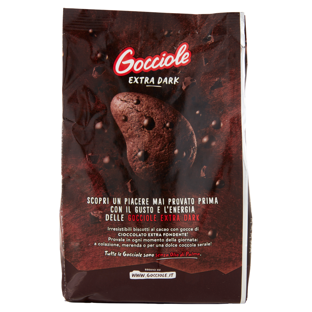 Biscotti Gocciole Extradark Con Cioccolato Extra Fondente Pavesi - Foto 3