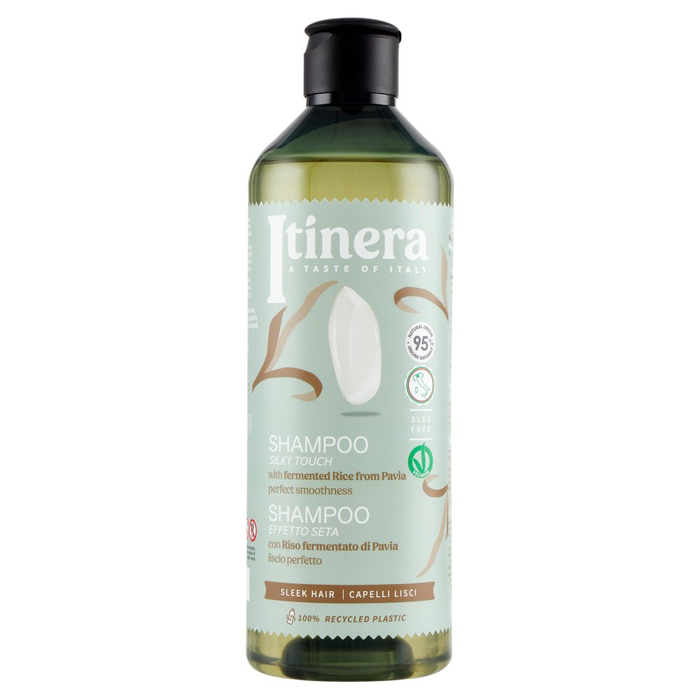 Shampo Effetto Seta Con Riso Fermentato Di Pavia Itinera - Foto 1