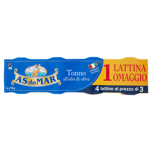 Tonno All'olio Di Oliva Pescato In Modo Sostenibile 4x70g Asdomar - Foto 1
