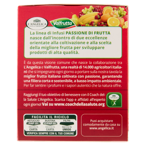 Infuso Passione Di Frutta Lampone, Cocco, Karkadè 15x1,8g L'angelica - Foto 2