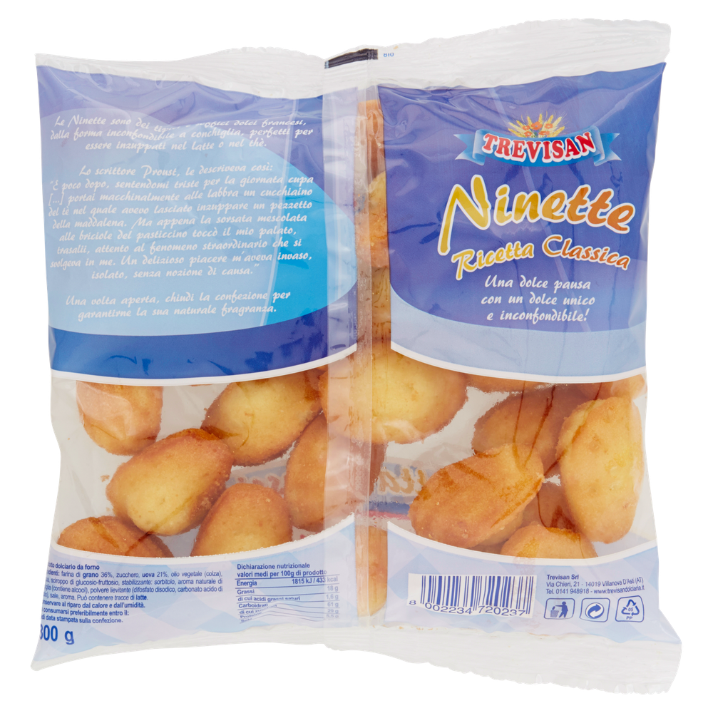 Snack Dolci Ninette Ricetta Classica Soffici Madeleines Trevisan - Foto 3