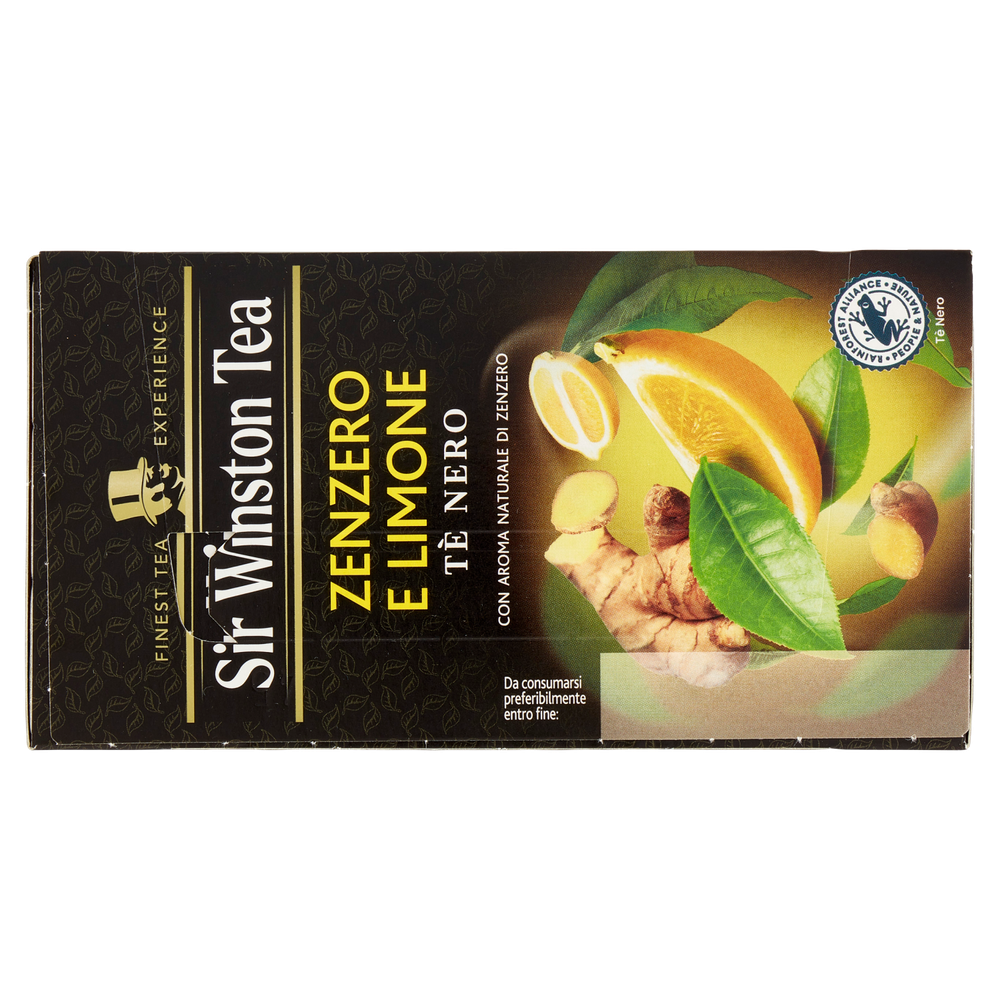 Tè Nero Zenzero E Limone 20x1,75g Bustine Sir Winston Tea - Foto 3