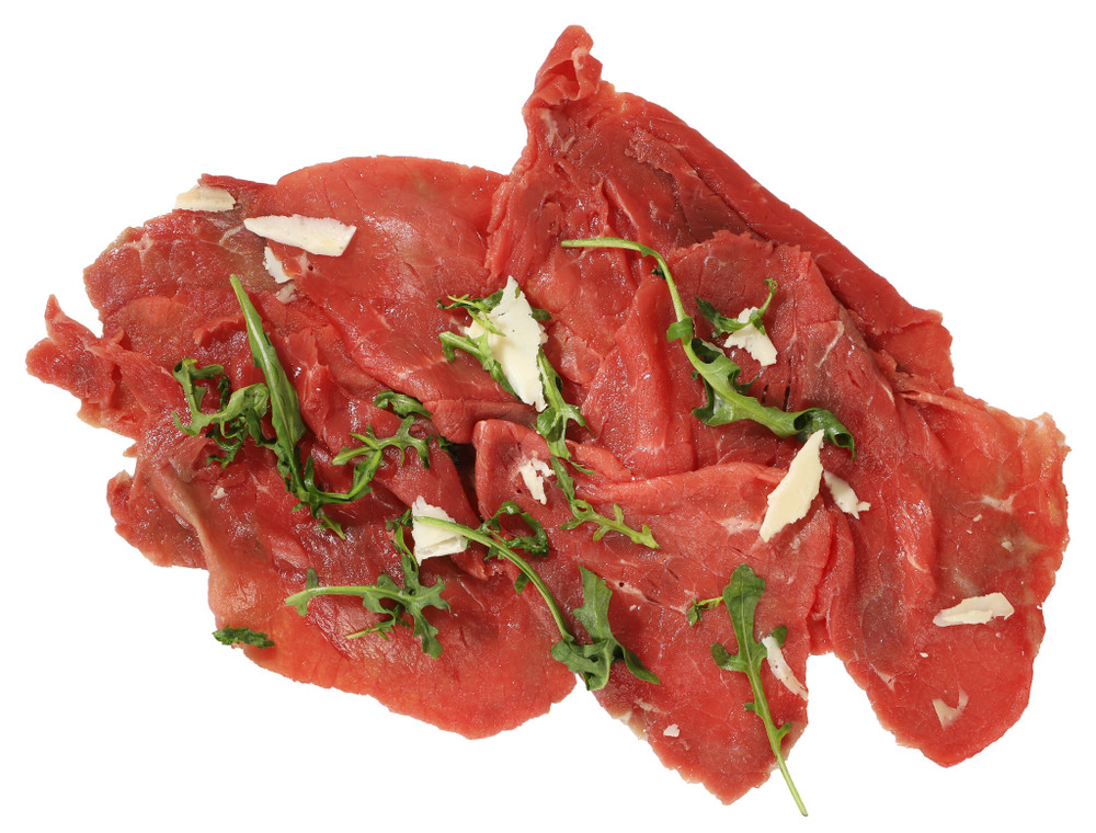 Carpaccio Rucola E Scaglie Formaggio Bovino Adulto - Foto 2
