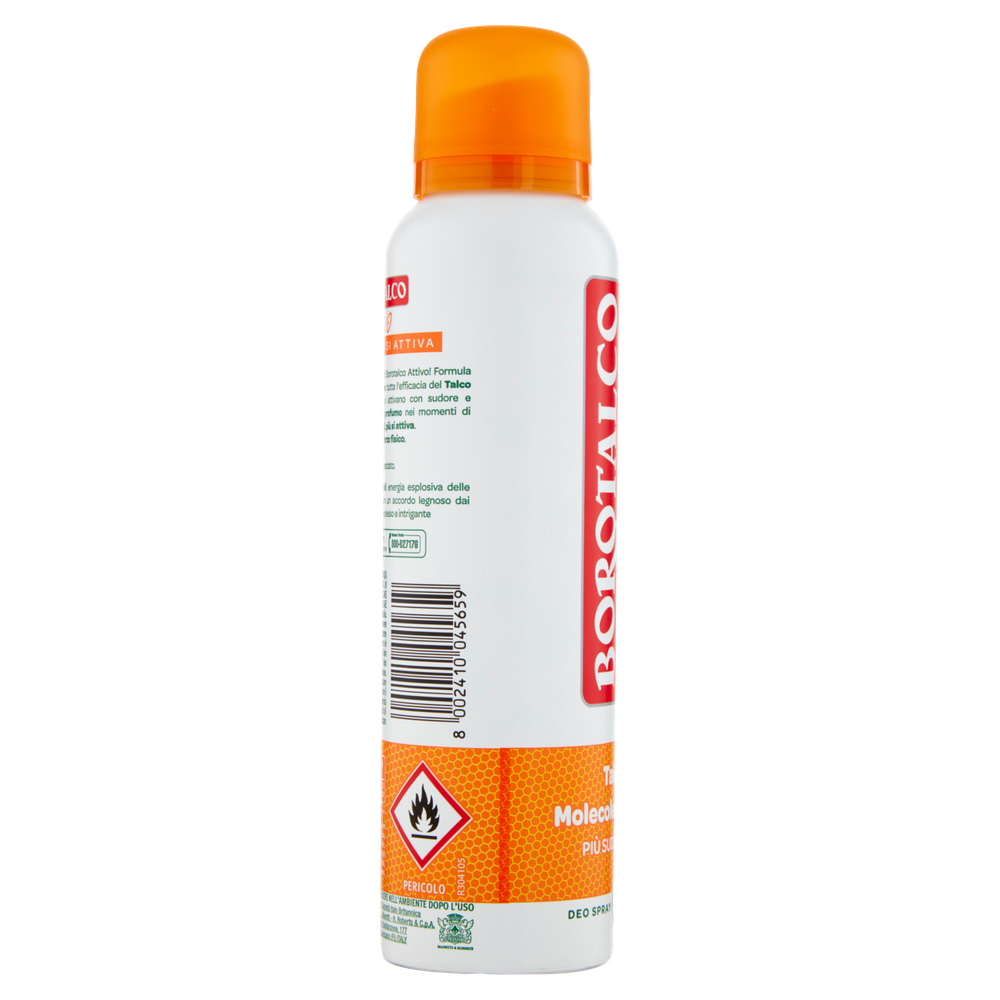 Borotalco Deodorante Spray Attivo Arancione - Foto 2