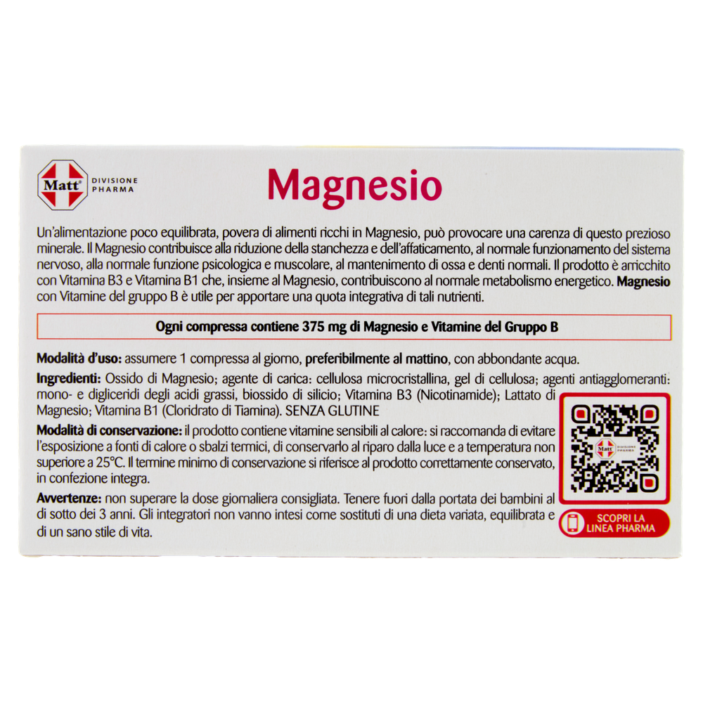 Magnesio Matt Div.Pharma 30 Compresse - Foto 3
