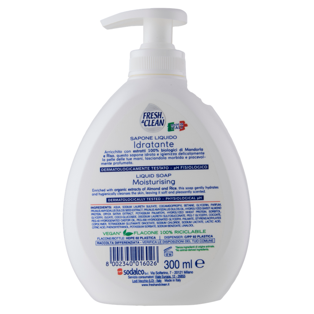 Sapone Liquido Idratante Fresh & Clean - Foto 3