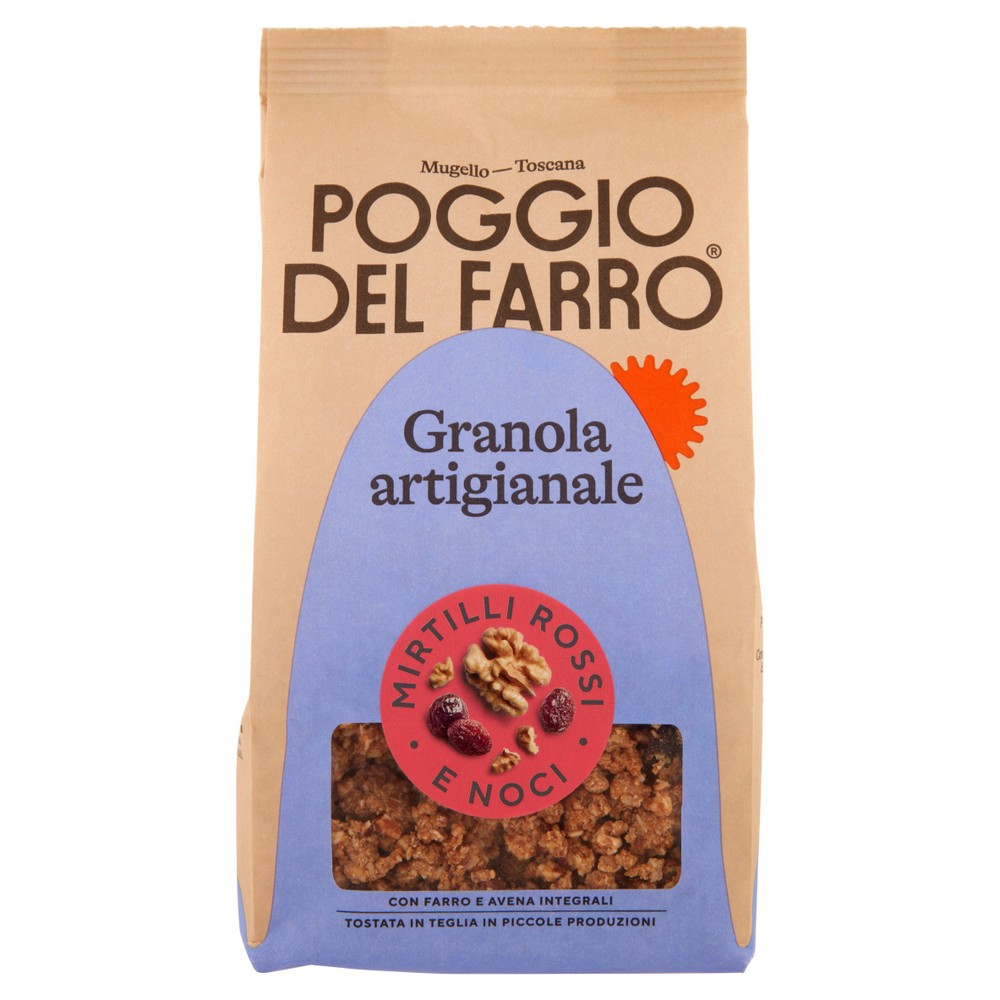 Granola Con Mirtilli Rossi E Noci Poggio Del Farro - Foto 1
