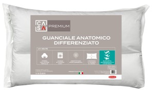 Guanciale Anatomico Differenziato Cm 48x78 Casa Premium - Foto 1