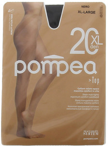 Top 20 Collant Tg XL Nero 20 Denari Pompea - Foto 1