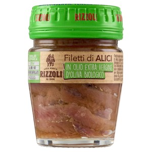 Filetti Di Alici In Olio Extra Vergine Di Oliva Bio Rizzoli - Foto 1