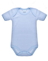 Body Neonato Mezza Manica 6 / 9 Rigato Azzurro Intimami Body Neonato Mezza Manica 6 / 9 Rigato Azzurro Intimami