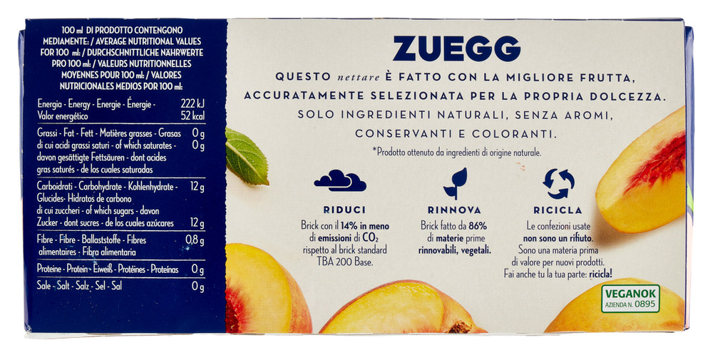 Succo Pesca 3x200 Zuegg - Foto 3