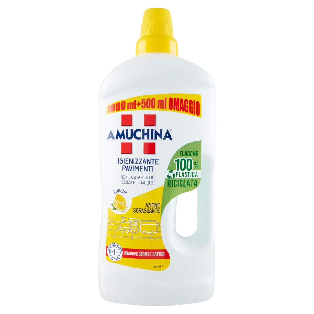 Detergente Per Pavimenti Igienizzante Limone Amuchina
