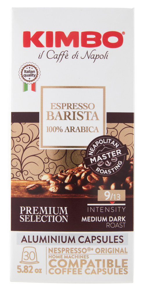 30 Capsule Caffe' Espresso Barista 100% Arabica Kimbo - Foto 2