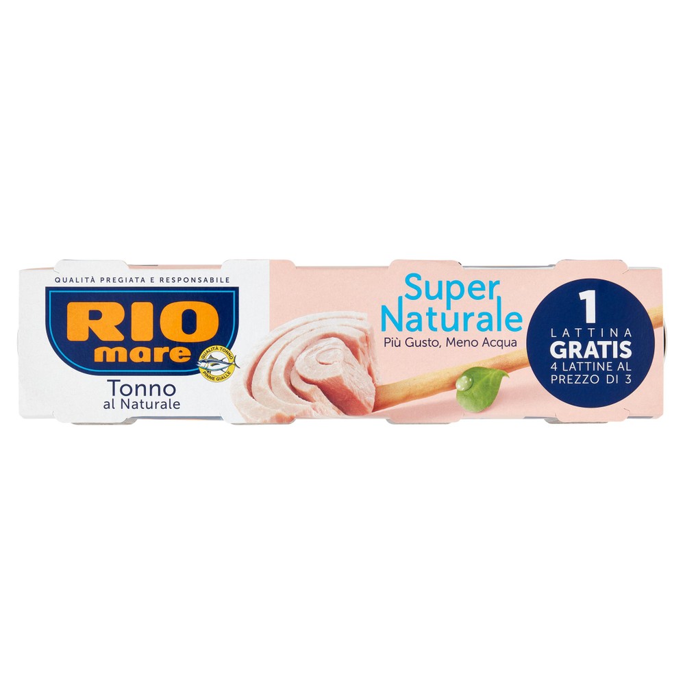 Tonno Al Naturale Super Naturale 4x56g Rio Mare - Foto 1