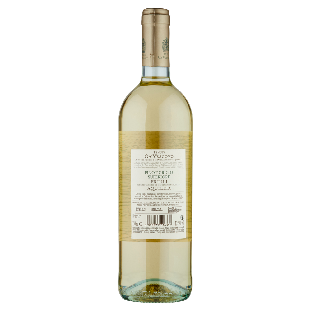 Pinot Grigio Aquileia Ca' Vescovo - Foto 3