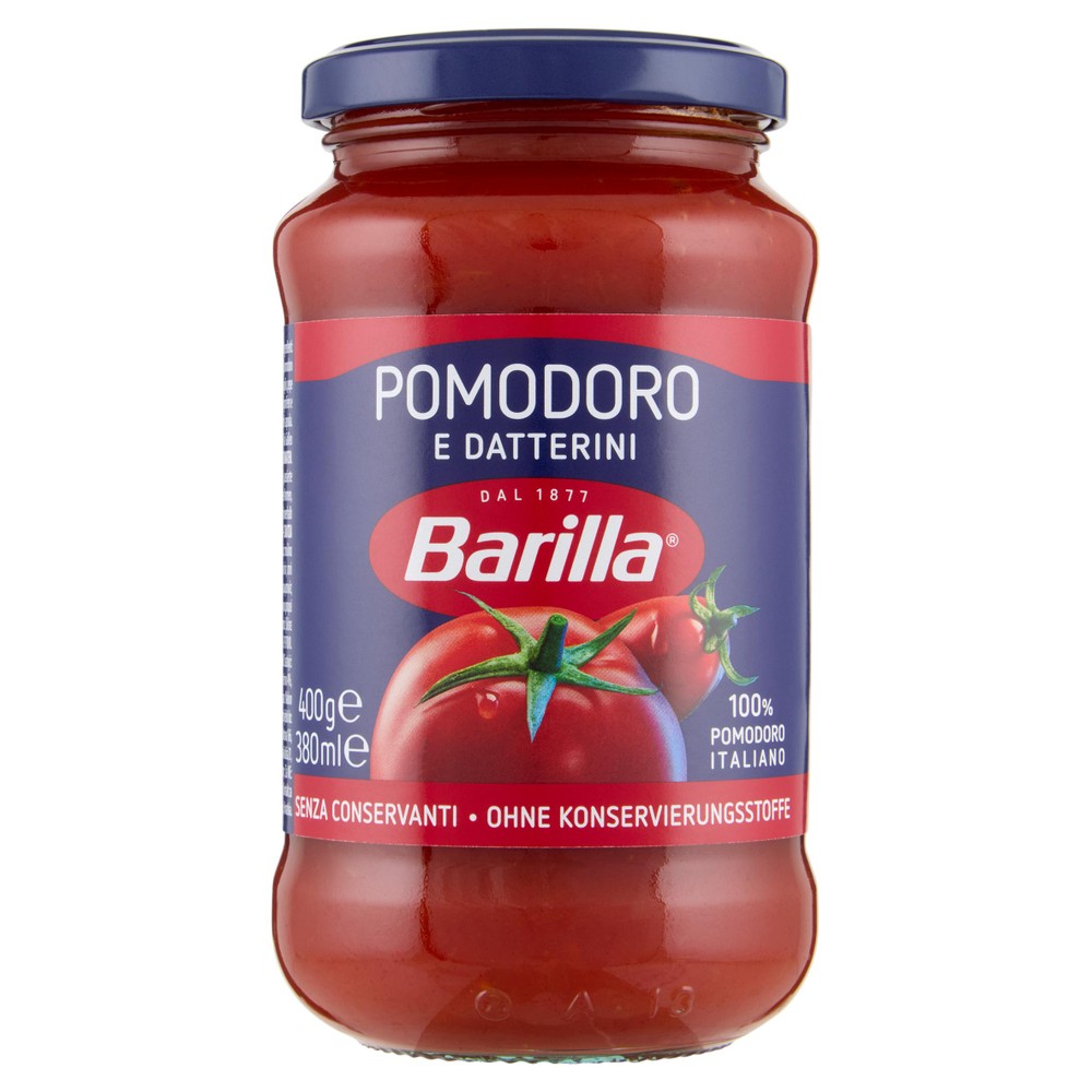 Sugo Di Pomodoro E Pomodori Datterini Senza Glutine Barilla - Foto 1