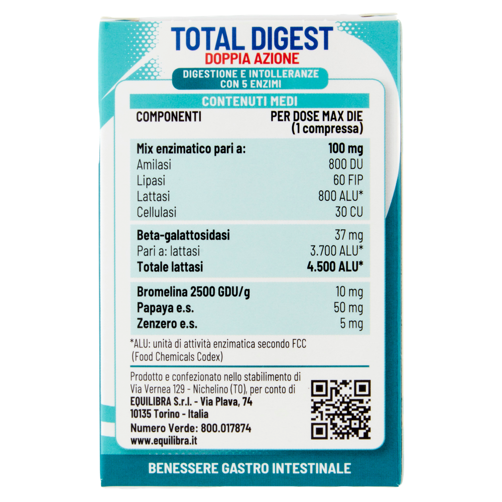 Equilibra Total Digest Doppia Azione 20 Compresse Masticabili 20 G - Foto 3