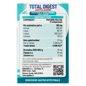Equilibra Total Digest Doppia Azione 20 Compresse Masticabili 20 G - Foto 3