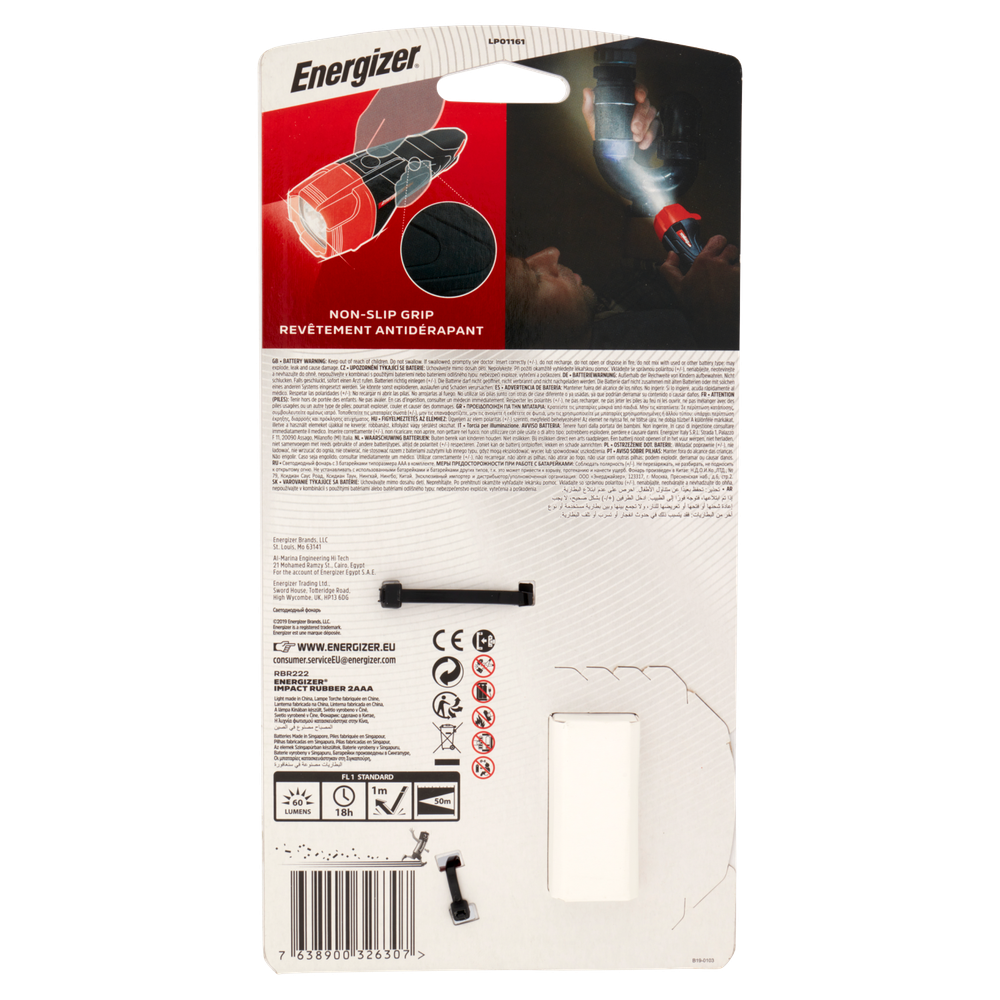 Torcia Impact + 2 Pile Aaa Energizer - Foto 3