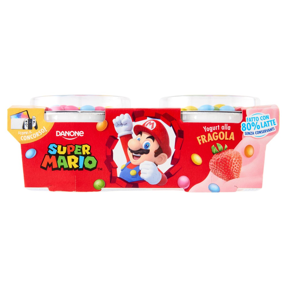 Yogoloso Fragola Supermario 2x110 G. Danone