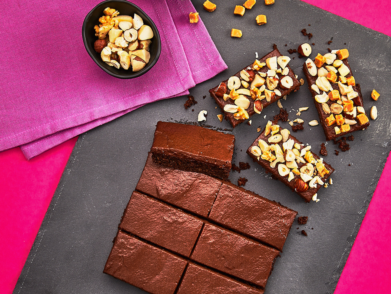 Brownie proteico al cioccolato con cameo High Protein