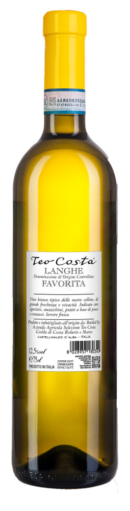 Vino Bianco Favorita Langhe Doc Selezione Teo Costa - Foto 2
