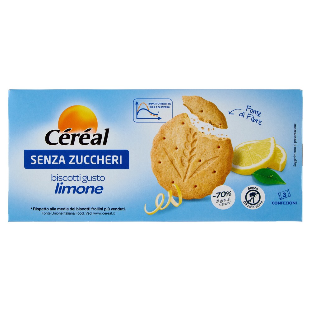Cereal Senza Zucchero Biscotti Limone - Foto 1