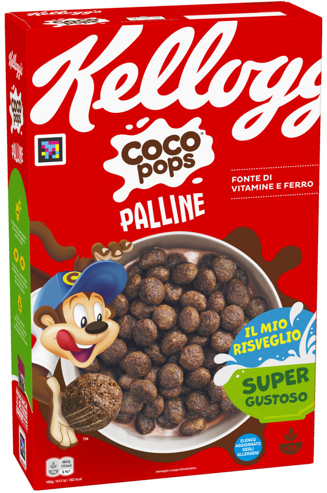 Cereali Coco Pops Palline Al Mais Tostato E Cacao Kellogg's - Foto 1