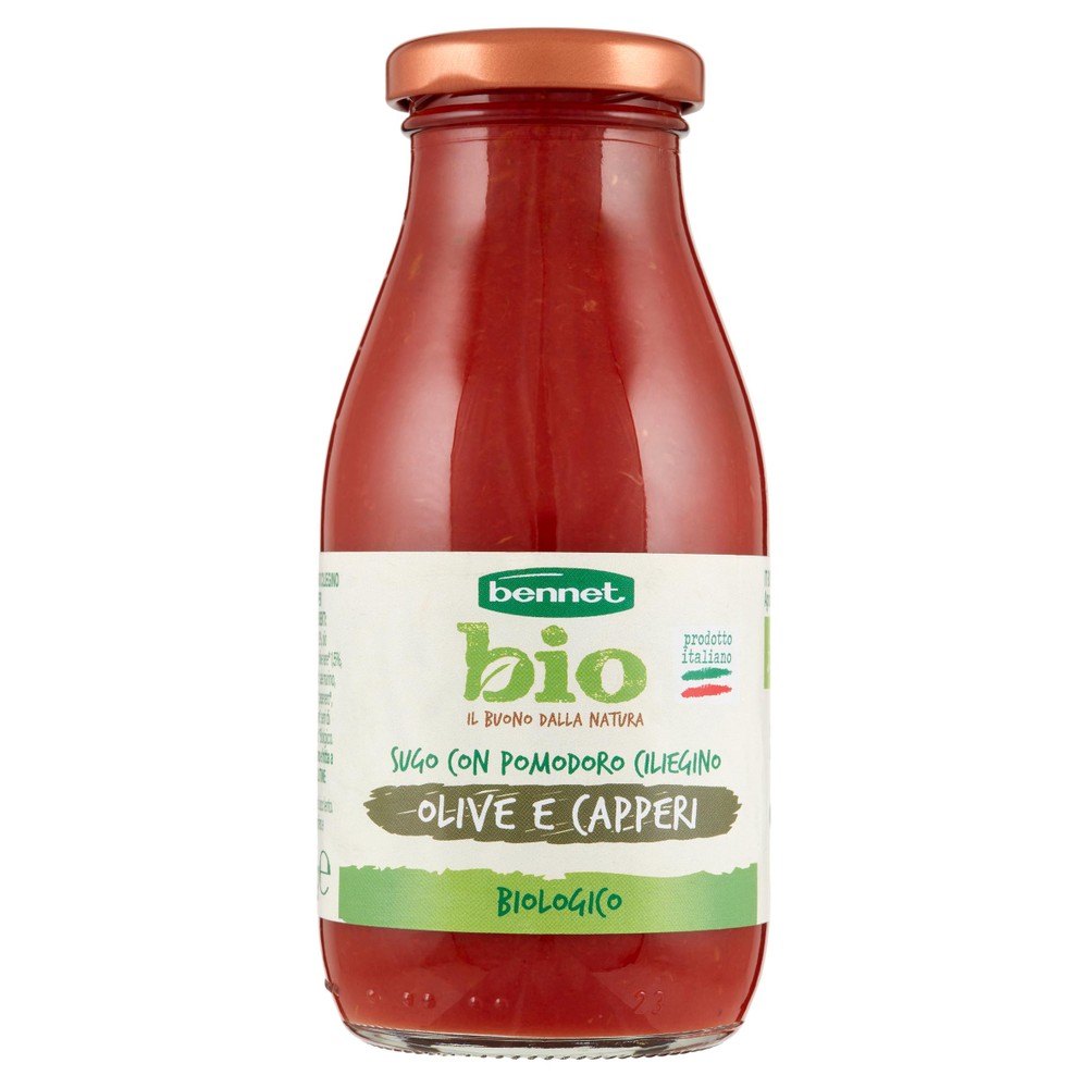 Sugo Pronto Alle Olive E Capperi Bennet Bio