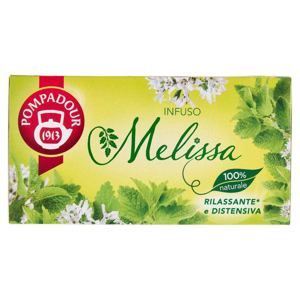 Infuso Alla Melissa Con Verbena Rilassante 20x1,8g Bustine Pompadour - Foto 1