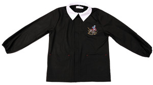 Casacca Scuola Bambino 10 Anni Nero Ricamo Moto - Foto 1