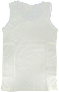 Maglia Intima Bambina Spalla Larga 2/3 Anni Bianco Operato Delinea