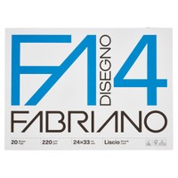Blocco Da Disegno 4 Formato 24x33 Liscio Fabriano