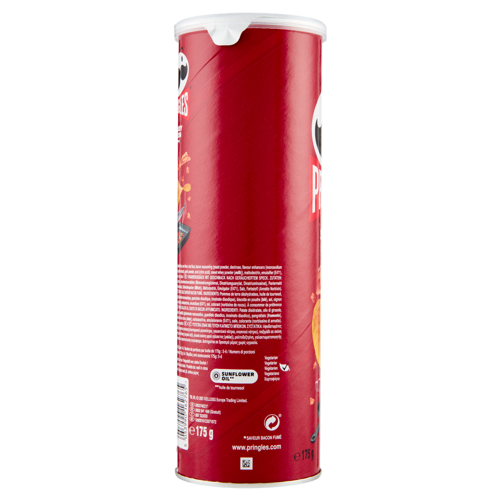 Patatine Al Gusto Di Bacon Affumicato Vegetariane Pringles - Foto 2