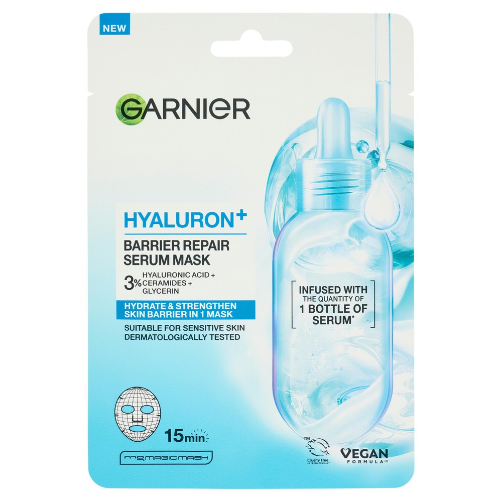 Maschera Viso Tessuto Hyaluron Barrier Repair Garnier - Foto 1