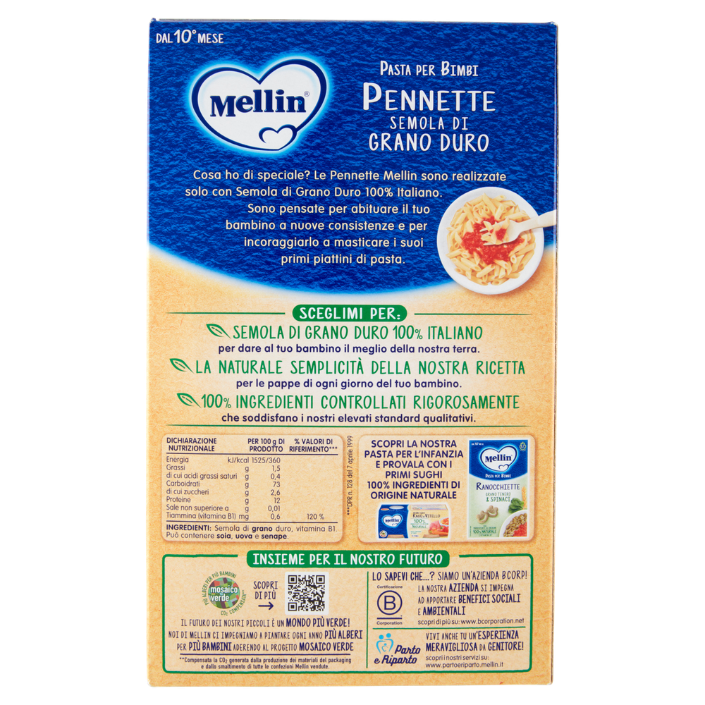 Pennette 100% Grano Duro Mellin