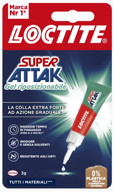 Colla Adesivo Gel Riposizionabile Super Attak Loctite - Foto 1