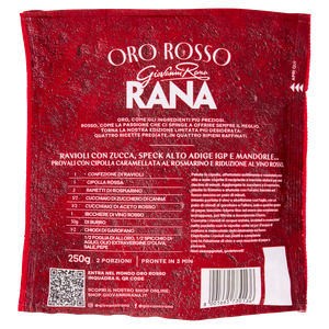 Ravioli Zucca Speck Igp E Mandorle Oro Rosso Giovanni Rana - Foto 3