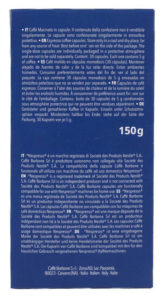 30 Capsule Compatibili Nespresso Miscela Decisa Caffe' Borbone - Foto 2