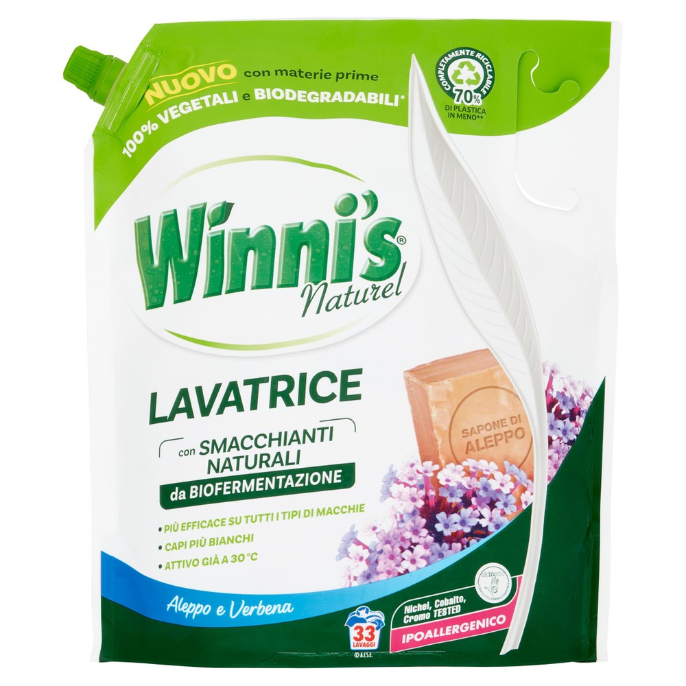 Detersivo Liquido Per Lavatrice Aleppo E Verbena Winni's 33 Lavaggi - Foto 1