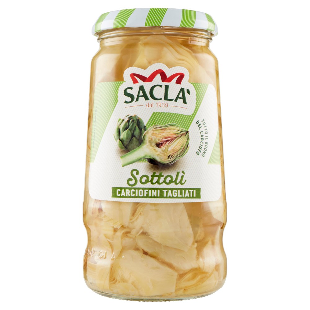 Carciofini Tagliati Sottoli Sacla' - Foto 1