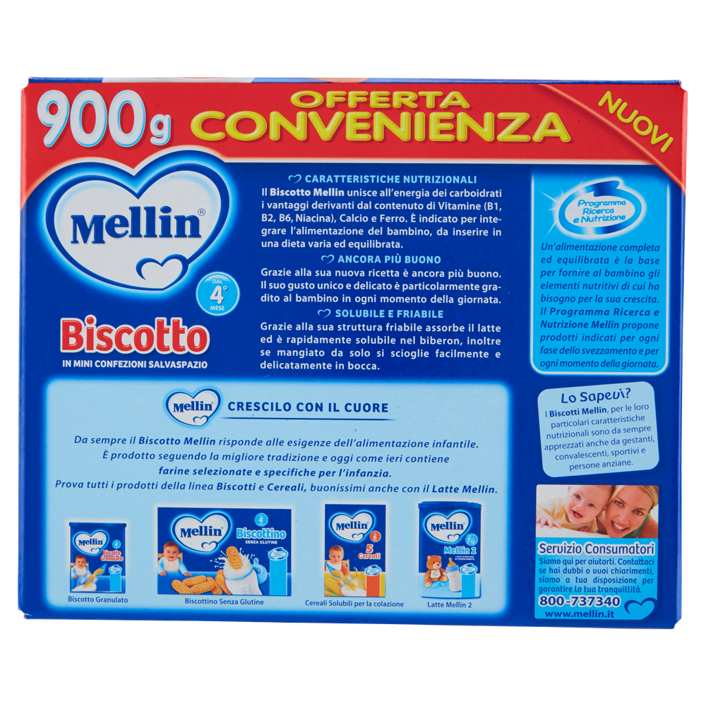 Biscotto Dal 6° Mese Senza Olio Di Palma Mellin - Foto 3