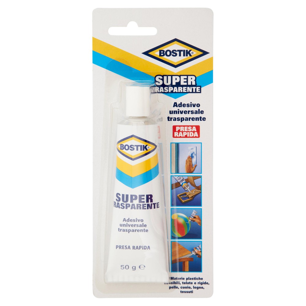 Colla A Contatto Supertrasparente Blister 50gr Bostik - Foto 1