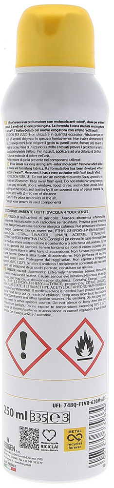 Deodorante Ambiente Spray Frutti D'acqua 4senses - Foto 2