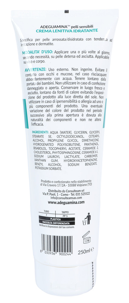 Adeguamina Pelli Sensibili Crema Lenitiva Idratante - Foto 3