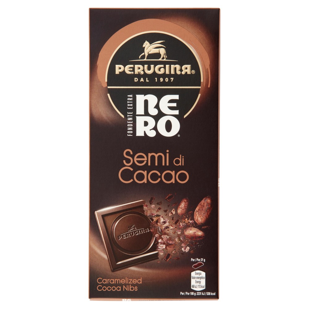 Tavoletta Cioccolato Fondente Con Granella Di Semi Di Cacao Perugina - Foto 1