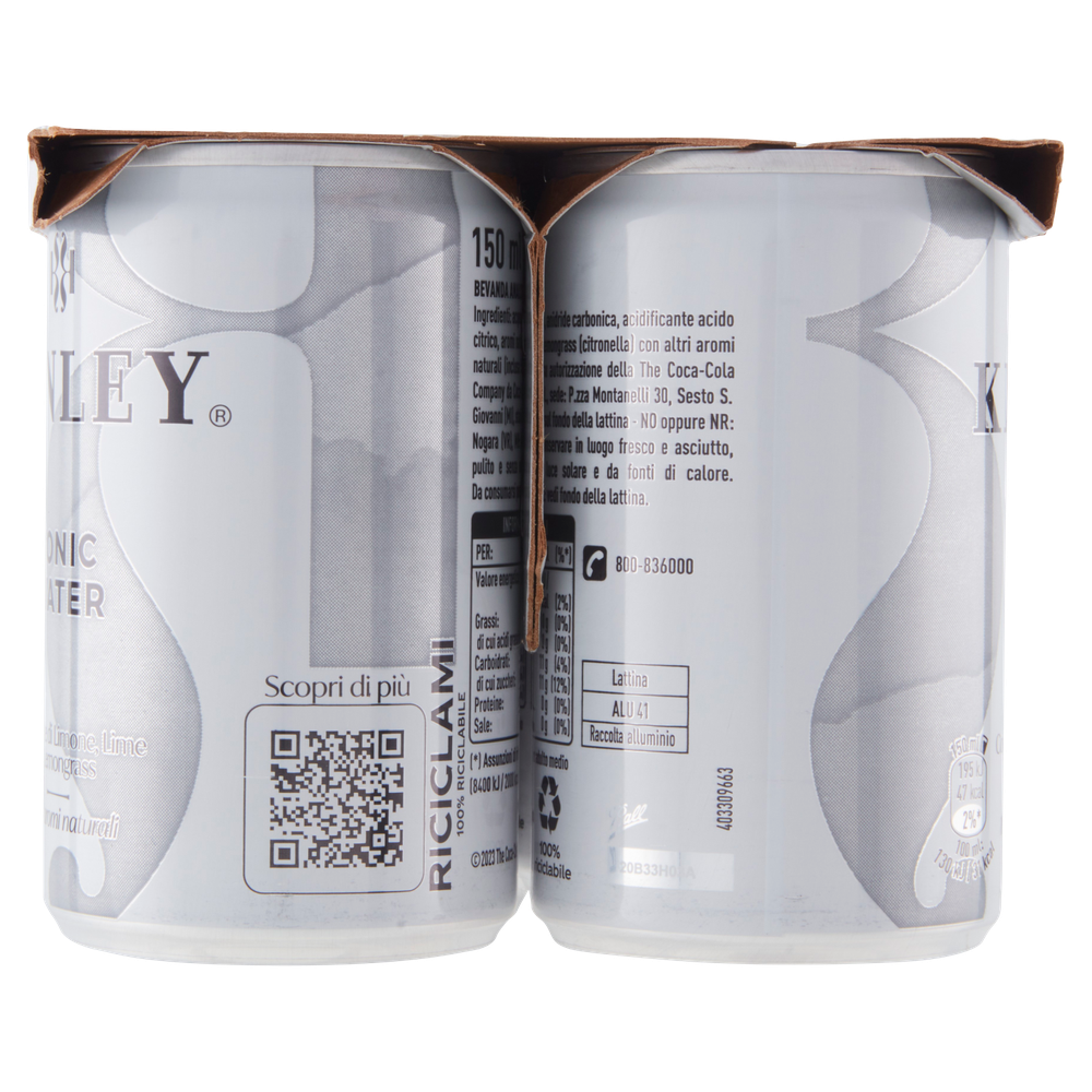 Acqua Tonica Kinley Tonics Lattina X6 - Foto 2